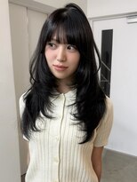 リヴ ウメダ(LIV umeda)&nbsp;グレージュ×レイヤー/ハッシュカット/ブリーチなし