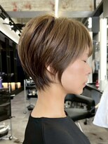 ブレス ヘアデザイン(BLESS hair design)&nbsp;東静岡ショートボブくびれショートイルミナカラー顔周りレイヤー