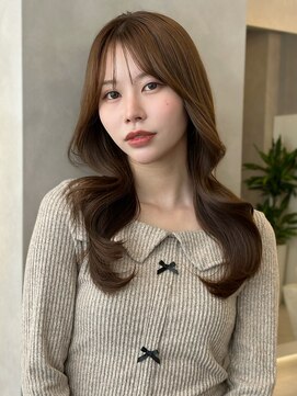 オムニス 表参道(Omnis) 美髪レイヤーカット小顔顔周りレイヤーくびれミディアムレイヤー