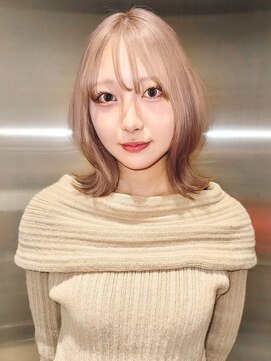 アテナ(ATENA) 【直樹】冬のホワイトベージュ/透明感カラー/髪質改善/韓国ヘア