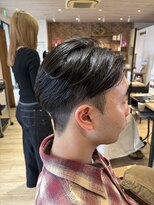サラ(sarah) メンズカット+縮毛矯正