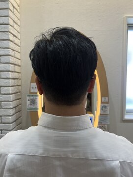 アドラーブル けやき通り店(adorable) メンズビジネスツーブロックショートスタイル爽やか清潔感黒髪