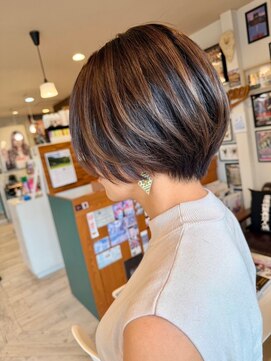 ヘア メイク ココ(hair make coco) 骨格修正×丸みショート♪
