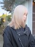 【最高品質ダメージレスブリーチ】カット+ケアブリーチカラー+髪質改善TM
