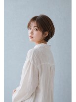 フレイムス ヘアアンドリラックス 大宮東口店(Frames)&nbsp;ショートボブ髪型20代30代40代50代前髪あり前髪なし面長丸顔越谷