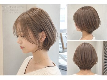 ヘアーサロン トランク(TRUNK)の写真/大人気ハイトーンも[TRUNK］がおすすめ!抜け感×透け感で外国人風Styleに♪髪質補修も叶う美容液カラーも◎