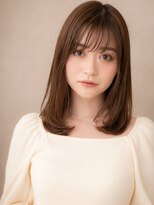 カバーヘア 上尾西口店(COVER HAIR)&nbsp;プレトワカラーブリーチなし大人美人艶感ストレート20代30代W