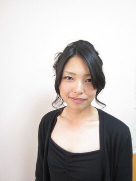 美容室イーナ(e na) 編み込みカールアップ