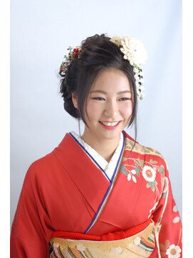 パリスパート2 日本髪風 アップスタイル