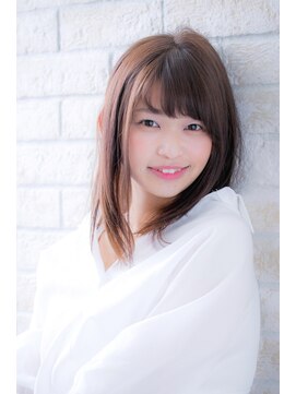 エルデ ナインズ ヘアー スタンド 川口店(elde 9's HAIR STAND) プリカール＆シルキーチョコレートの大人ガーリーモードヘア