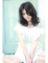 ソア 武蔵小杉(SOAR) ひし形小顔耳かけ大人かわいいくせ毛風グラマラスふわミディ