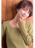 ショート/小顔/髪質改善/20代/30代/40代/50代/新宿/ベージュ