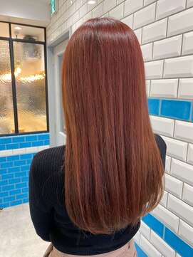 シー バイ ロンド 新宿(Sea by Lond) 【藤原三知代】チェリーレッドの艶ロング