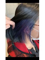 ワークスヘアー(WORKS HAIR) インナーブルーカラー