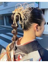 成人式、卒業式に！ヘアセット、アップ、髪飾り