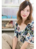 リラクシーゆるふわなみなみウェーブ流れるレイヤーb1