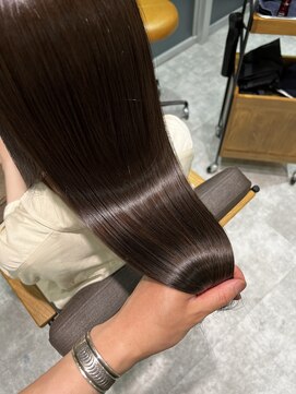 テラスヘア センダイ(TERRACE hair SENDAI) 艶髪ロング【髪質改善縮毛矯正、カラー】