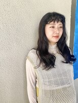 モスト(MocT)&nbsp;オン眉パーマ×黒染めではない黒髪