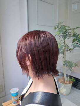 ラフランクリー(la frankly) ヌーディーカラー/小顔ひし形/髪質改善/レイヤースタイル