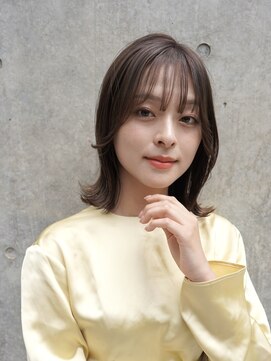 ニコ トウキョウ(nico TOKYO) 20代30代/ミディアムレイヤー/ウルフ/小顔ひし形