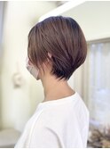 まるみショート_ツヤ_スケ耳ショート