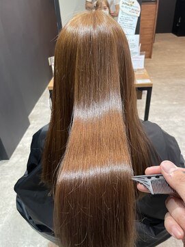 アールヘアー(ar hair) 【市川諒】ブリーチなしダブルカラー☆艶ブロンド♪♪