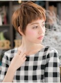 外国人風大人かわいいオン眉レトロショートc5浦和20代30代40代!