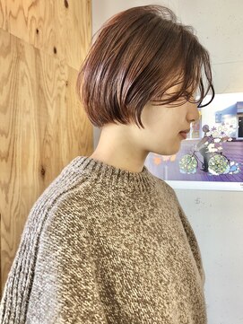 ワール(whirl.) ピンクベージュピンクアッシュオレンジアプリコットボブ