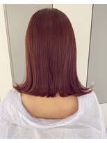 ラベストオイケ(LOVEST OIKE)&nbsp;暖色系の切りっぱなしミディアム