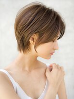 前髪なし大人ショート30代40代50代 【AIN.表参道】川原大地