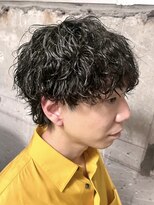 メンズココ 清澄白河店(MENS COCO)&nbsp;無造作パーマ波巻きパーマ波巻きスパイラルパーマツーブロック