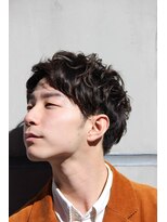 フリリ 新宿(Hulili men's hair salon) 波巻き/ツーブロックマッシュ/ツイストスパイラル/パーマ