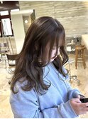 ミルクティーベージュダブルカラーインナーカラーケアブリーチ