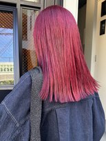 ニカ(NICA)&nbsp;【NICA】レッドカラーブリーチカラー暖色カラーロブ/ 緒方