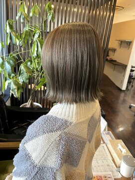 アロー ヘアー(arrow hair) ◇ハイライト×オリーブベージュ