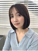 【MOHAWK中目黒】丸みボブ×ブラウン