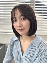 モホーク(MOHAWK)&nbsp;【MOHAWK中目黒】丸みボブ×ブラウン