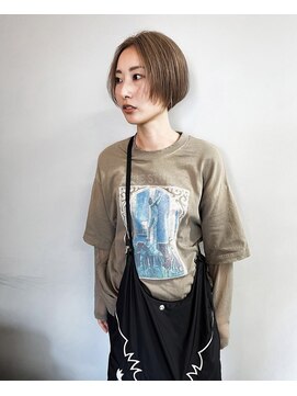 タロ(TALO) 【TALO】ショートボブ×くすみグレージュ