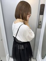 イコ 表参道原宿(ico)&nbsp;ミニボブ ベージュカラー LAケラチントリートメント