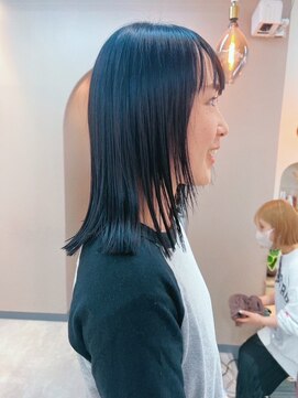 ロウバイレボ 柏(lou by revo) ミディアム/韓国風/レイヤーカット/顔回りカット/柏駅