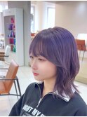 【 YUCCA 】大人可愛い20代30代40代フェイレスイヤー/ラベンダー