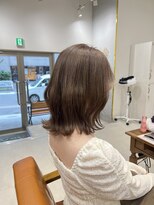 ネイロ 錦糸町(NeiRo)&nbsp;魅力倍増カールセミディシアーカラーダークアッシュショートヘア