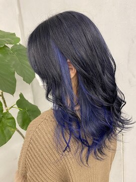 ジーニーホリエ(Geniee horie) -Aesthetic- 129.style- アッシュ系デザインカラー/髪質改善ver.