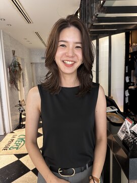 ラパンセヴェール(LA PENSEE VERT) 【LA PENSEE カホ】大人ミディアムカット