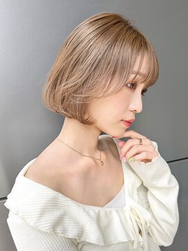 トルネード(TORNADO) フェイスレイヤー 韓国ボブ ベージュ 透明感カラー 7s427