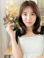 カバーヘア ブリス 志木南口駅前店(COVER HAIR bliss)&nbsp;大人ガーリー透けバングモテ髪ひし形レイヤーc7志木20代30代40代