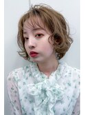 10代20代30代 ボブ パーマ風