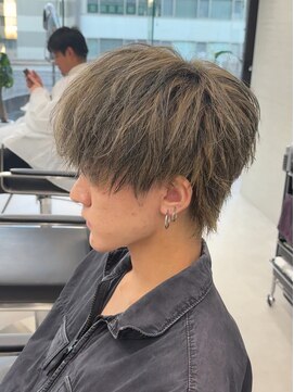 ゴート(GOATO) ラウンドマッシュ　ローライト　ミルクティベージュ