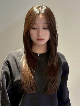 ファルファラ(farfara) 【farfara】レイヤーカット/透明感くすみブラウン