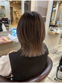 【noble】切りっぱなしくびれボブ
